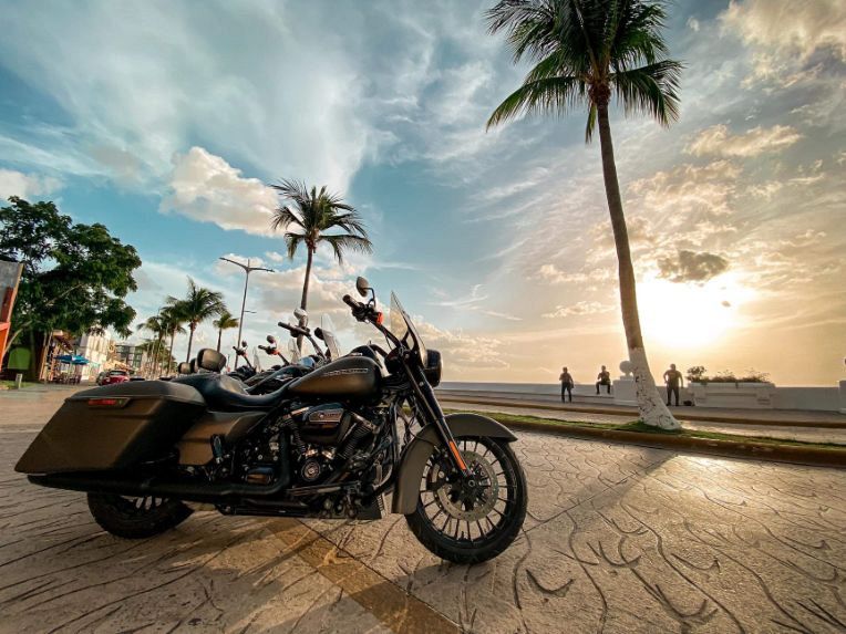 Sunset Harley-Davidsons